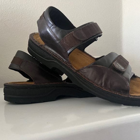 Naot Andes Walnut Leather Sandal Strappy Men\'s Sizes EU 47 NEW!!! main image 6